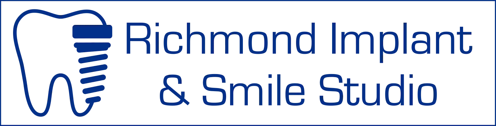 Richmond Implant & Smile Studio logo with a tooth graphic and clinic name